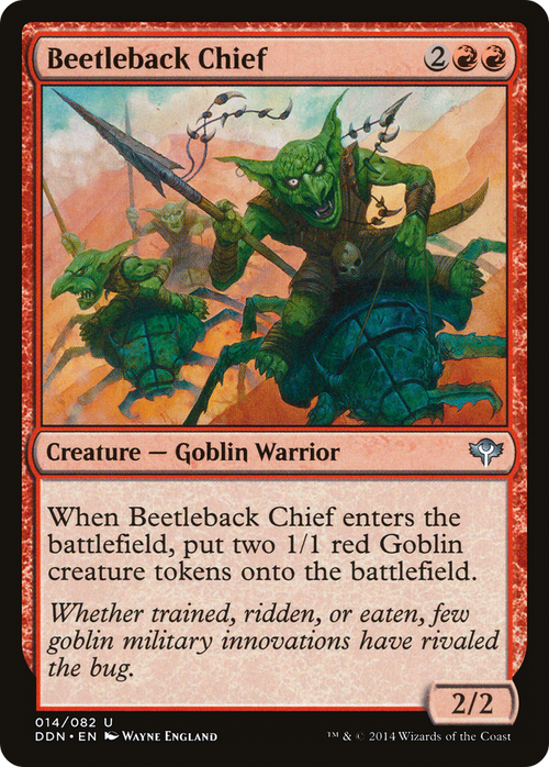 Beetleback Chief (DDN-014) - Duel Decks: Speed vs. Cunning
