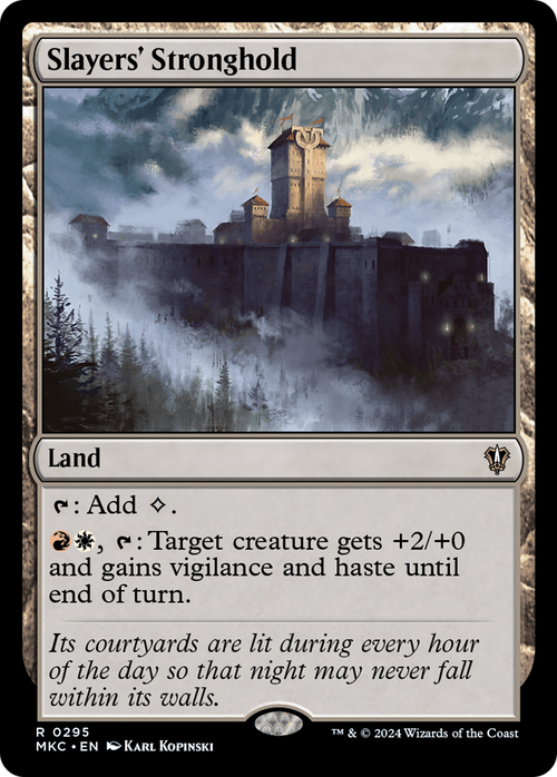 Slayers' Stronghold (MKC-295) - Murders at Karlov Manor Commander