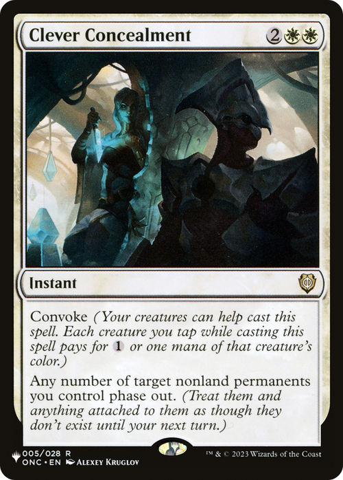 Clever Concealment (LIST-ONC-5) - The List