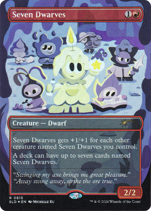 Seven Dwarves (SLD-815) - Secret Lair Drop (Borderless) Foil