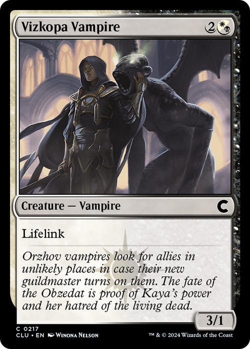 Vizkopa Vampire (CLU-217) - Ravnica: Clue Edition