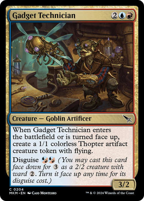 Gadget Technician (MKM-204) - Murders at Karlov Manor Foil