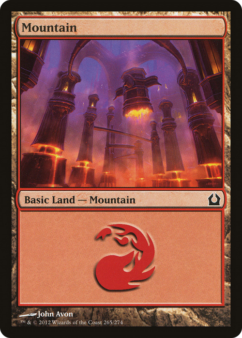 Mountain (265) (RTR-265) - Return to Ravnica Foil