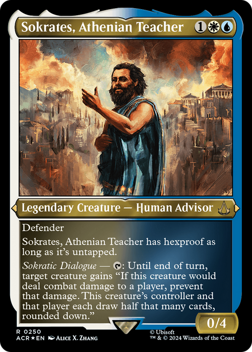 Sokrates, Athenian Teacher (Foil Etched) (ACR-250) - Assassin's Creed Foil