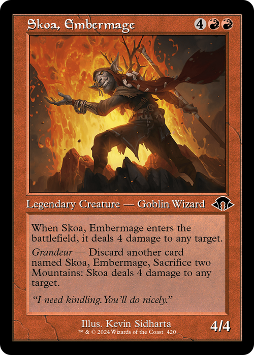 Skoa, Embermage (Retro Frame) (MH3-420) - Modern Horizons 3