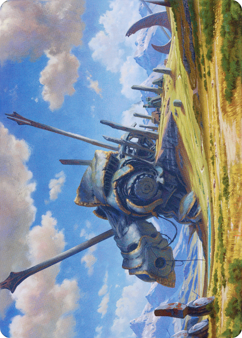 Plains // Plains (ADMU-062) - Dominaria United Art Series (Borderless) Foil