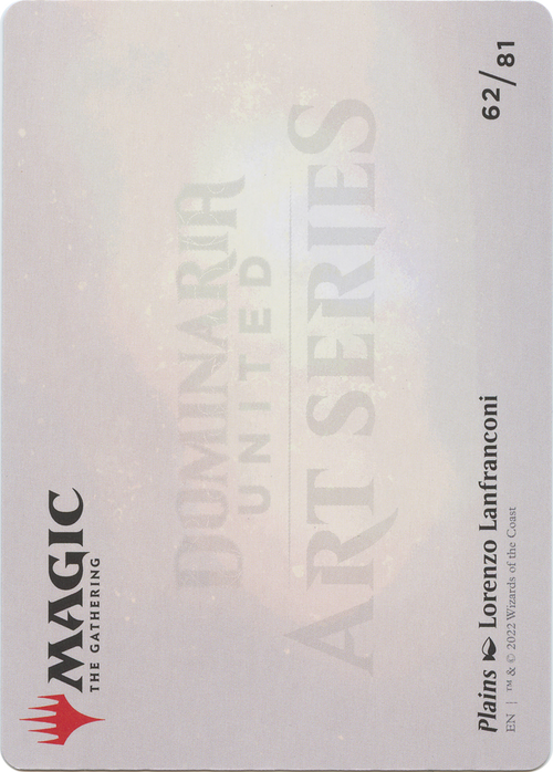 Plains // Plains (ADMU-062) - Dominaria United Art Series (Borderless)