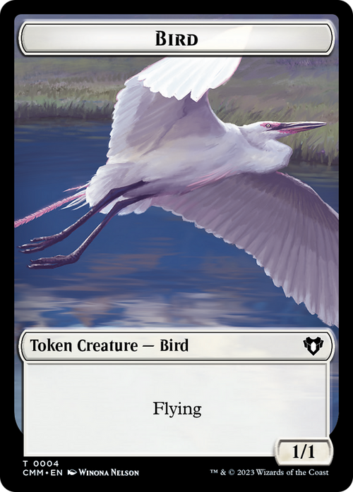 Bird (TCMM-004) - Commander Masters Tokens Foil
