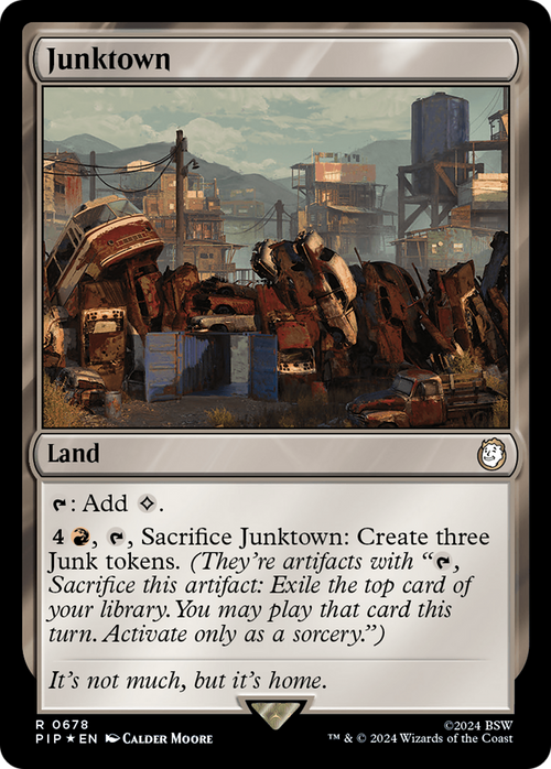Junktown (Surge Foil) (PIP-678) - Fallout Foil