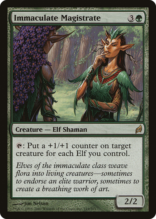Immaculate Magistrate (LRW-219) - Lorwyn Foil