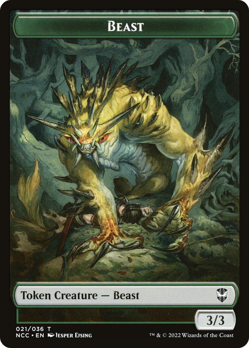 Beast (TNCC-021) - New Capenna Commander Tokens