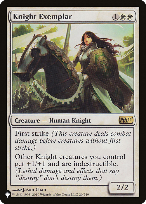Knight Exemplar (M11) (LIST-20/249) - The List