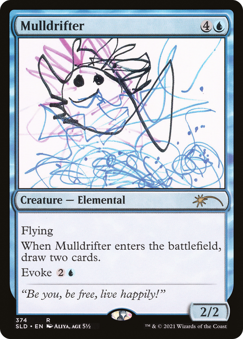 Mulldrifter (374) (SLD-374) - Secret Lair Drop Foil