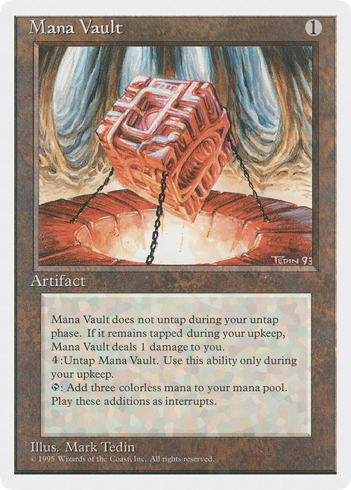 Mana Vault (4ED-352) - Fourth Edition