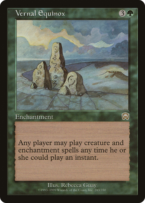 Vernal Equinox (MMQ-283) - Mercadian Masques Foil