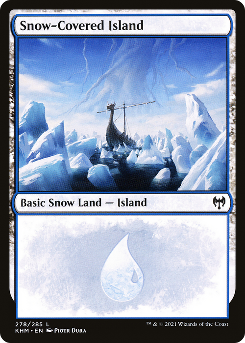 Snow-Covered Island (278) (KHM-278) - Kaldheim: (snow)