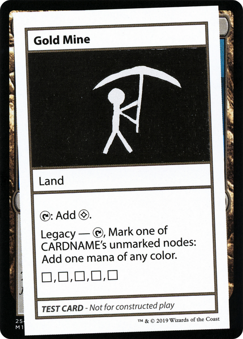 Gold Mine (No PW Symbol) (CMB1-116) - Mystery Booster Playtest Cards 2021