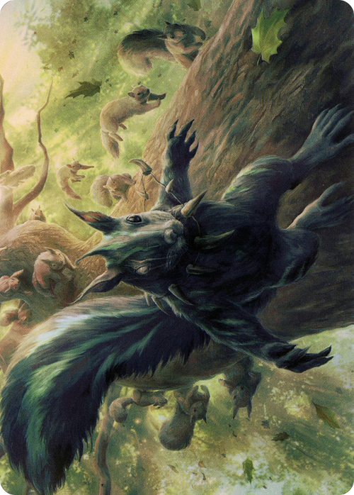 Chatterfang, Squirrel General // Chatterfang, Squirrel General (AMH2-068) - Modern Horizons 2 Art Series (Borderless)