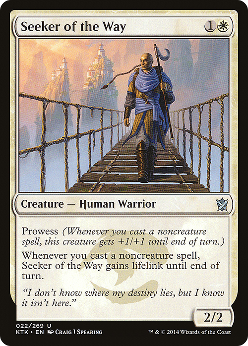 Seeker of the Way (KTK-022) - Khans of Tarkir