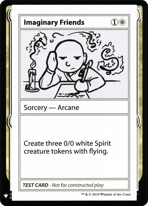 Imaginary Friends (CMB1-007) - Mystery Booster Playtest Cards 2019