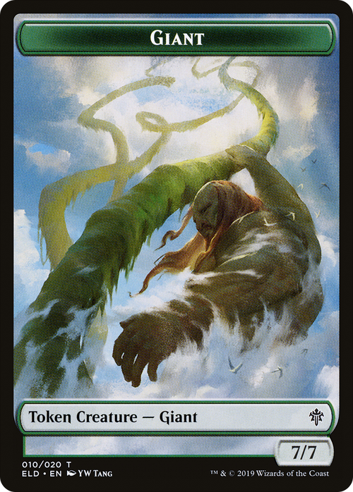 Giant (TELD-010) - Throne of Eldraine Tokens Foil