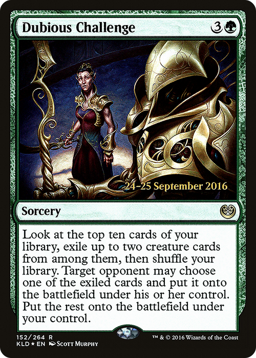 Dubious Challenge (PRE-152S) - Kaladesh Promos Foil