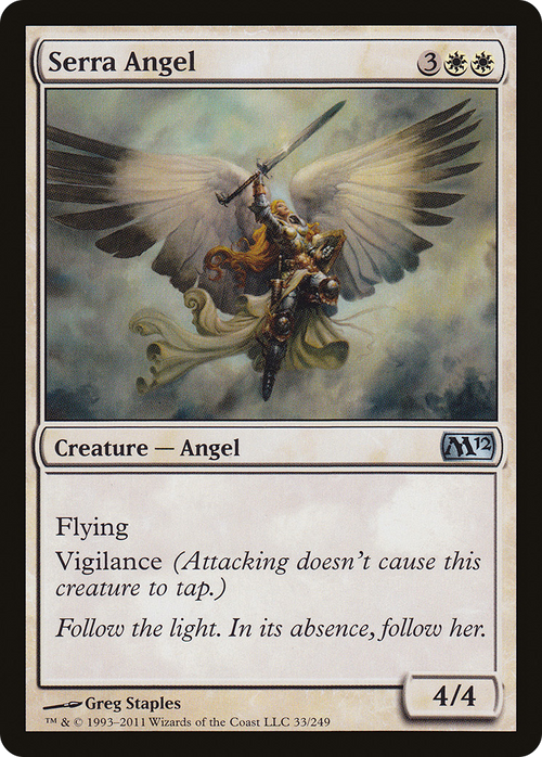 Serra Angel (M12-033) - Magic 2012