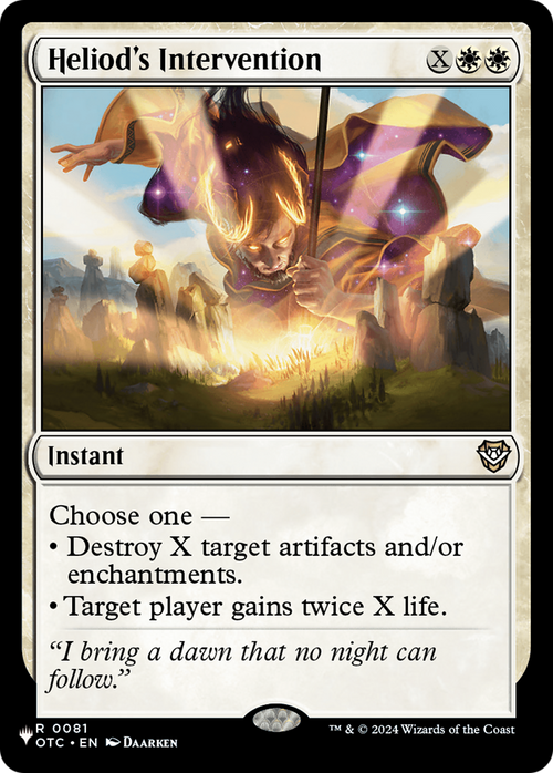Heliod's Intervention (LIST-0081) - The List Reprints