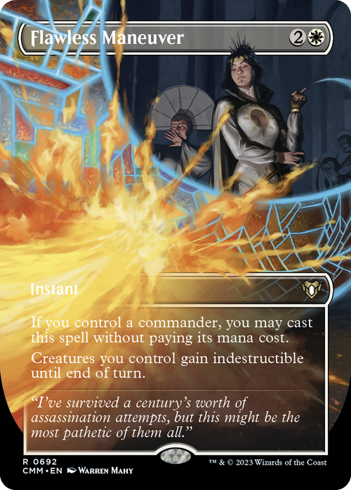 Flawless Maneuver (Borderless) (CMM-692) - Commander Masters Foil