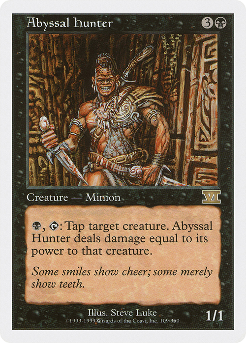 Abyssal Hunter (6ED-109) - Classic Sixth Edition