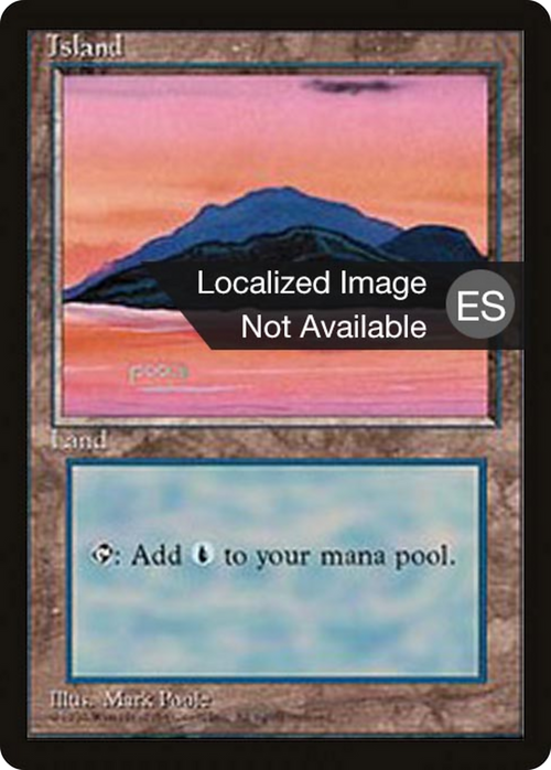 Island (C) (4BB-180) - Fourth Edition Foreign Black Border