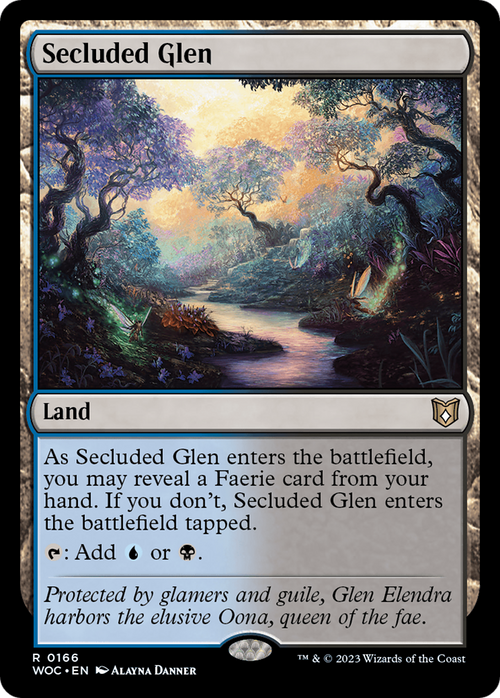Secluded Glen (WOC-166) - Wilds of Eldraine Commander