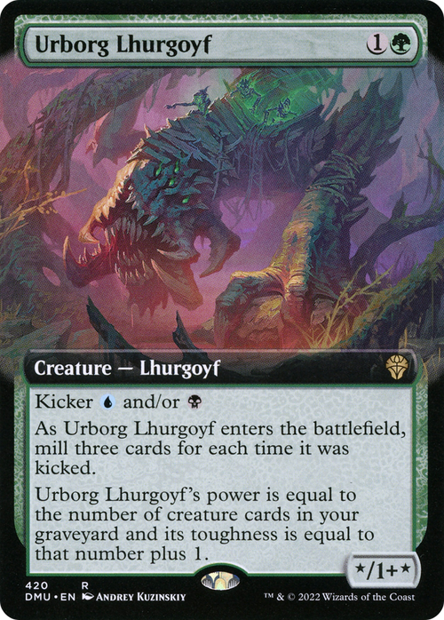 Urborg Lhurgoyf (Extended Art) (DMU-420) - Dominaria United: (Extended Art)