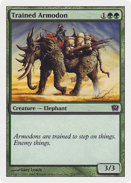 Trained Armodon (9ED-274) - 9th Edition Foil