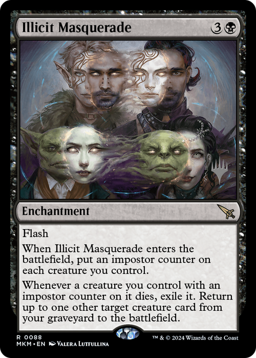 Illicit Masquerade (PPMKM-088) - Murders at Karlov Manor Promos