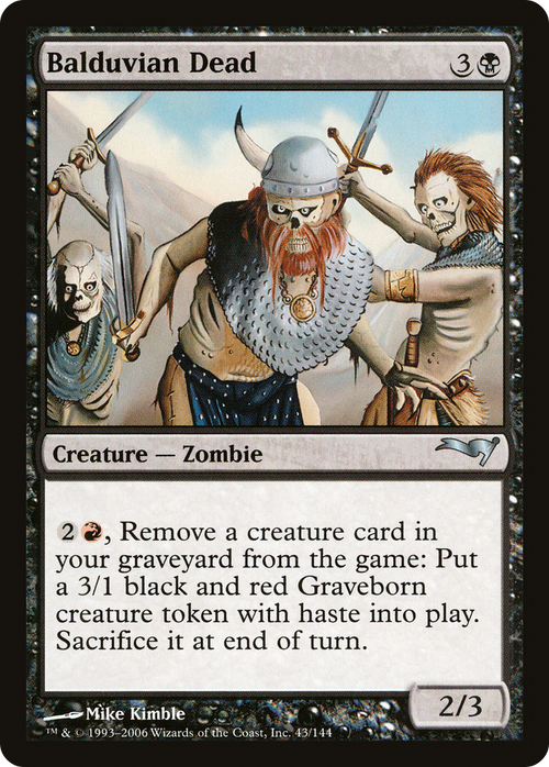 Balduvian Dead (CTD-043) - Coldsnap Theme Decks