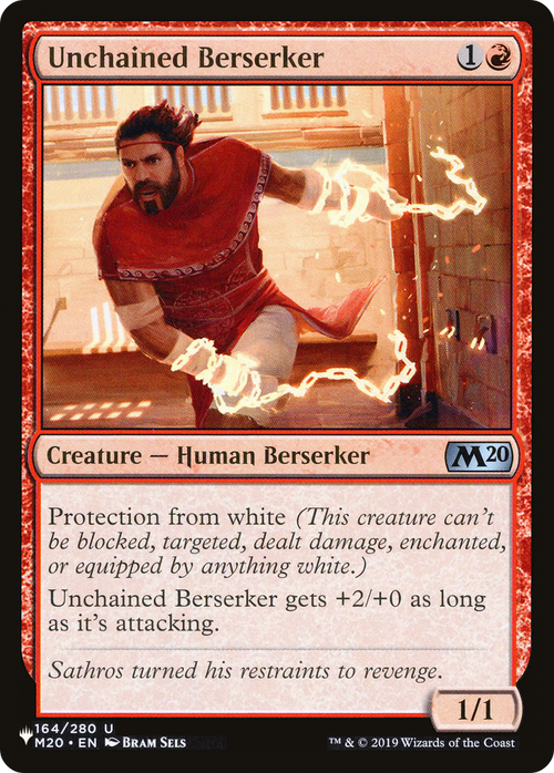 Unchained Berserker (LIST-M20-164) - The List