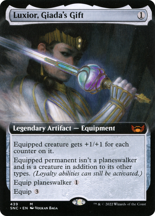 Luxior, Giada's Gift (Extended Art) (SNC-439) - Streets of New Capenna: (Extended Art)