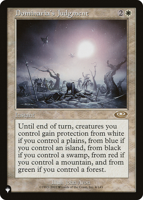 Dominaria's Judgment (LIST-4/143) - The List