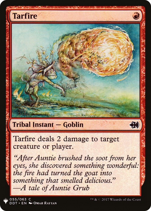 Tarfire (LIST-DDT-55) - The List