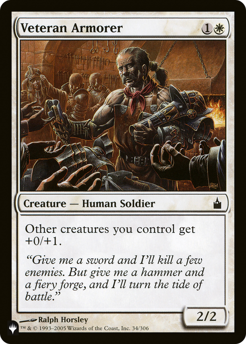 Veteran Armorer (LIST-34/306) - The List
