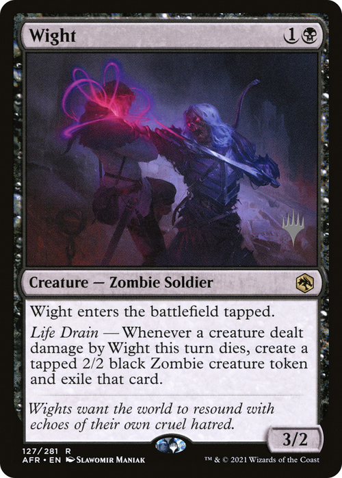 Wight (PPAFR-127P) - Adventures in the Forgotten Realms Promos Foil