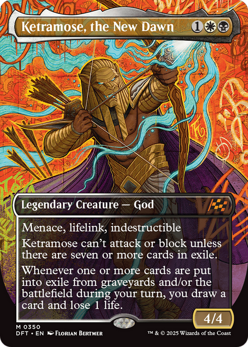 Ketramose, the New Dawn (Borderless) (DFT-350) - Aetherdrift