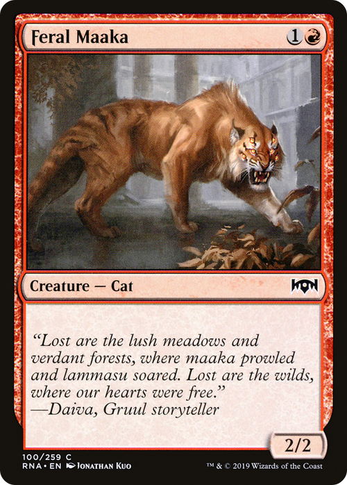 Feral Maaka (RNA-100) - Ravnica Allegiance