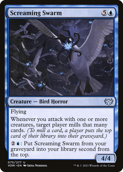 Screaming Swarm (VOW-075) - Innistrad: Crimson Vow