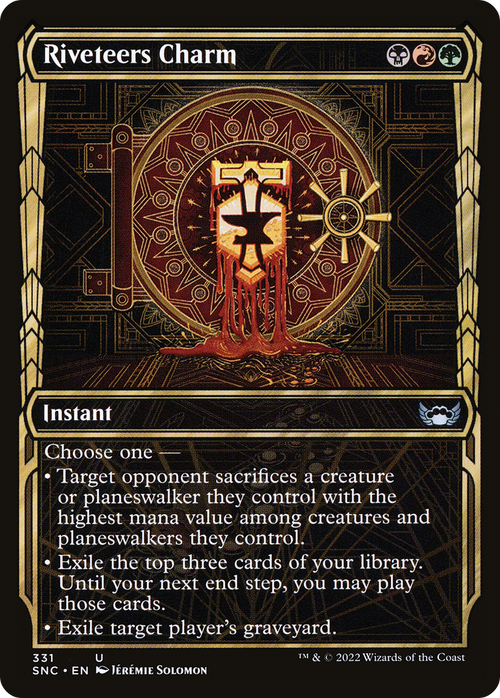Riveteers Charm (Showcase) (SNC-331) - Streets of New Capenna: (Showcase) Foil