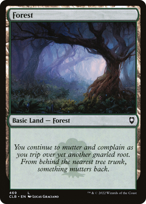 Forest (469) (CLB-469) - Commander Legends: Battle for Baldur's Gate