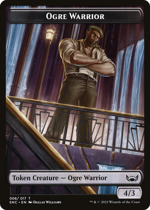 Ogre Warrior (TSNC-006) - Streets of New Capenna Tokens