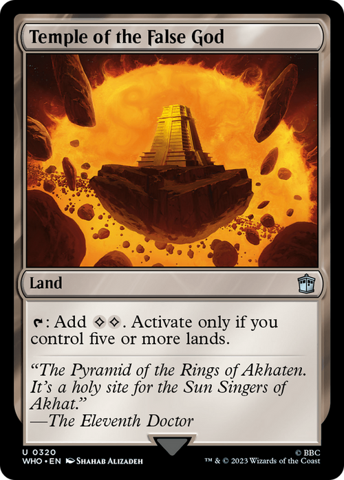 Temple of the False God (WHO-320) - Doctor Who