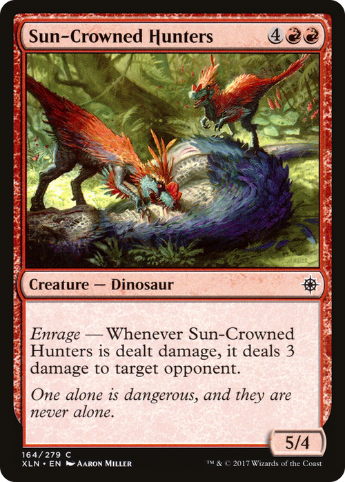 Sun-Crowned Hunters (XLN-164) - Ixalan Foil